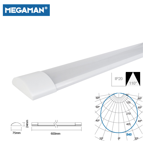MAGAMAN/曼佳美 TONO 一體化LED支架燈 FIB70500v1 0.6M