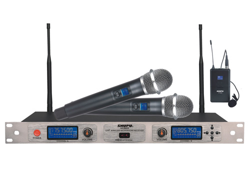 Shupu UCS-823 UHF可調頻2通道專業無線咪